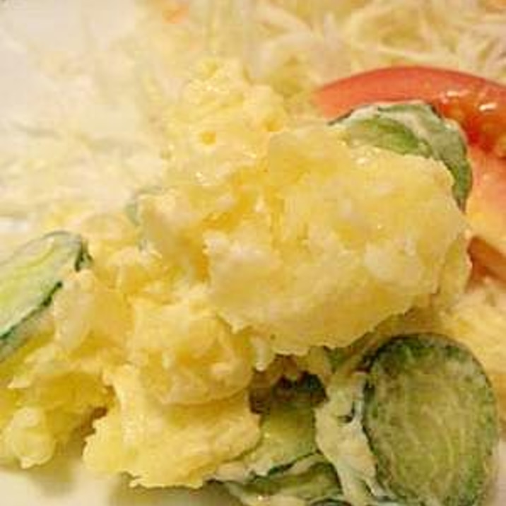 らっきょうでさっぱりポテトサラダ